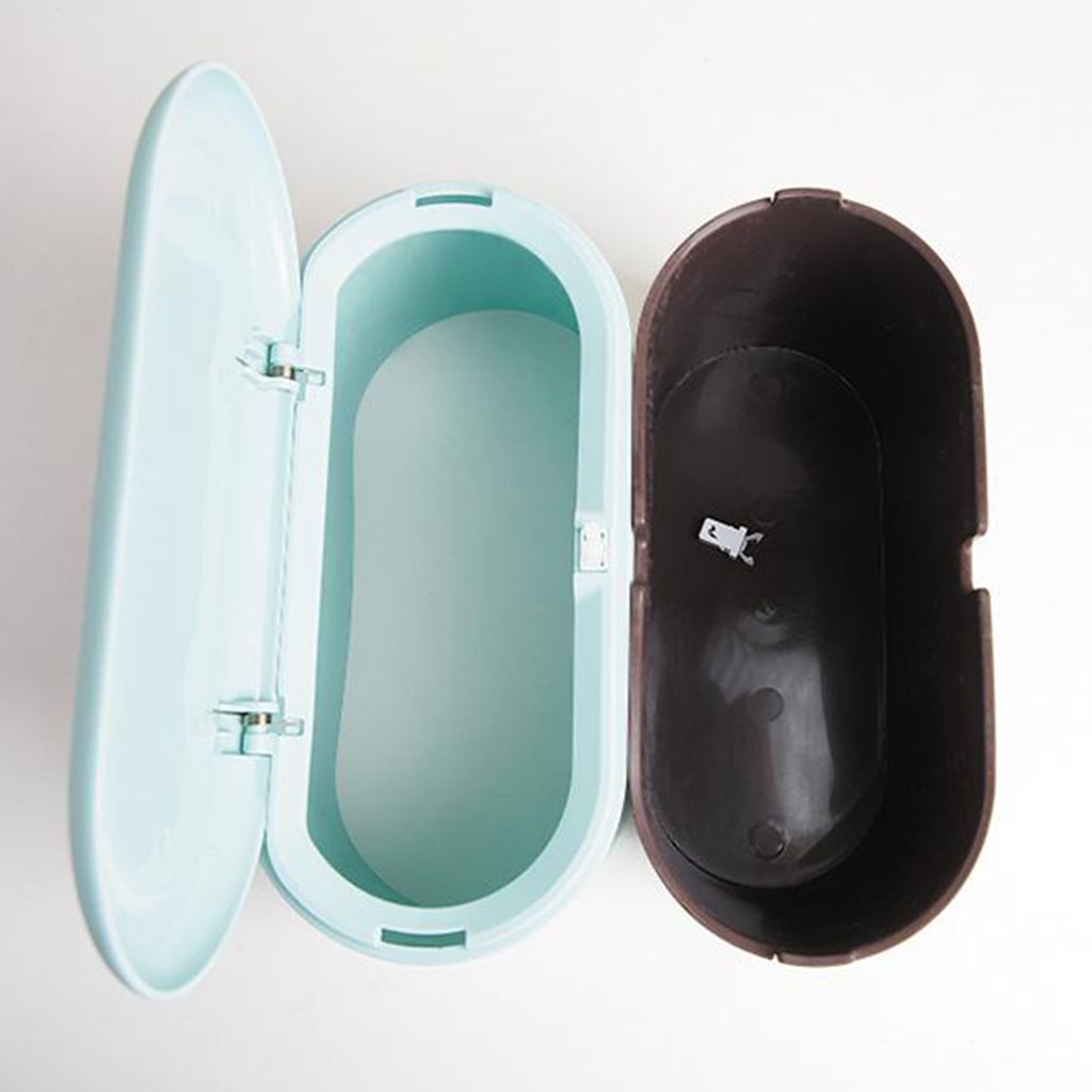 Mini Plastic Desktop Trash Can