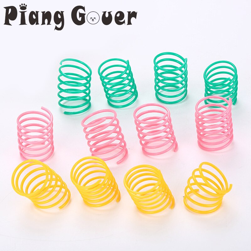 Mini Plastic Spring Cat Toys (20pcs)