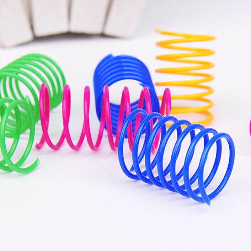Mini Plastic Spring Cat Toys (20pcs)