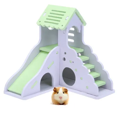 Mini Playhouse Wooden Hamster Slide Mini Playhouse Wooden Hamster Slide