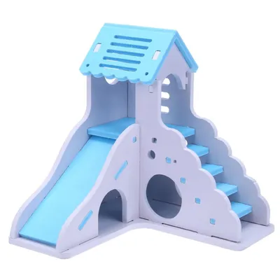 Mini Playhouse Wooden Hamster Slide Mini Playhouse Wooden Hamster Slide