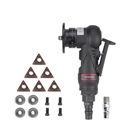Mini Pneumatic Chamfering Machine Portable Metal Trimming Machine 45 Degree Deburring Blades and Bearings Angle Cutting Mini Pneumatic Chamfering Machine Portable Metal Trimming Machine 45 Degree Deburring Blades and Bearings Angle Cutting