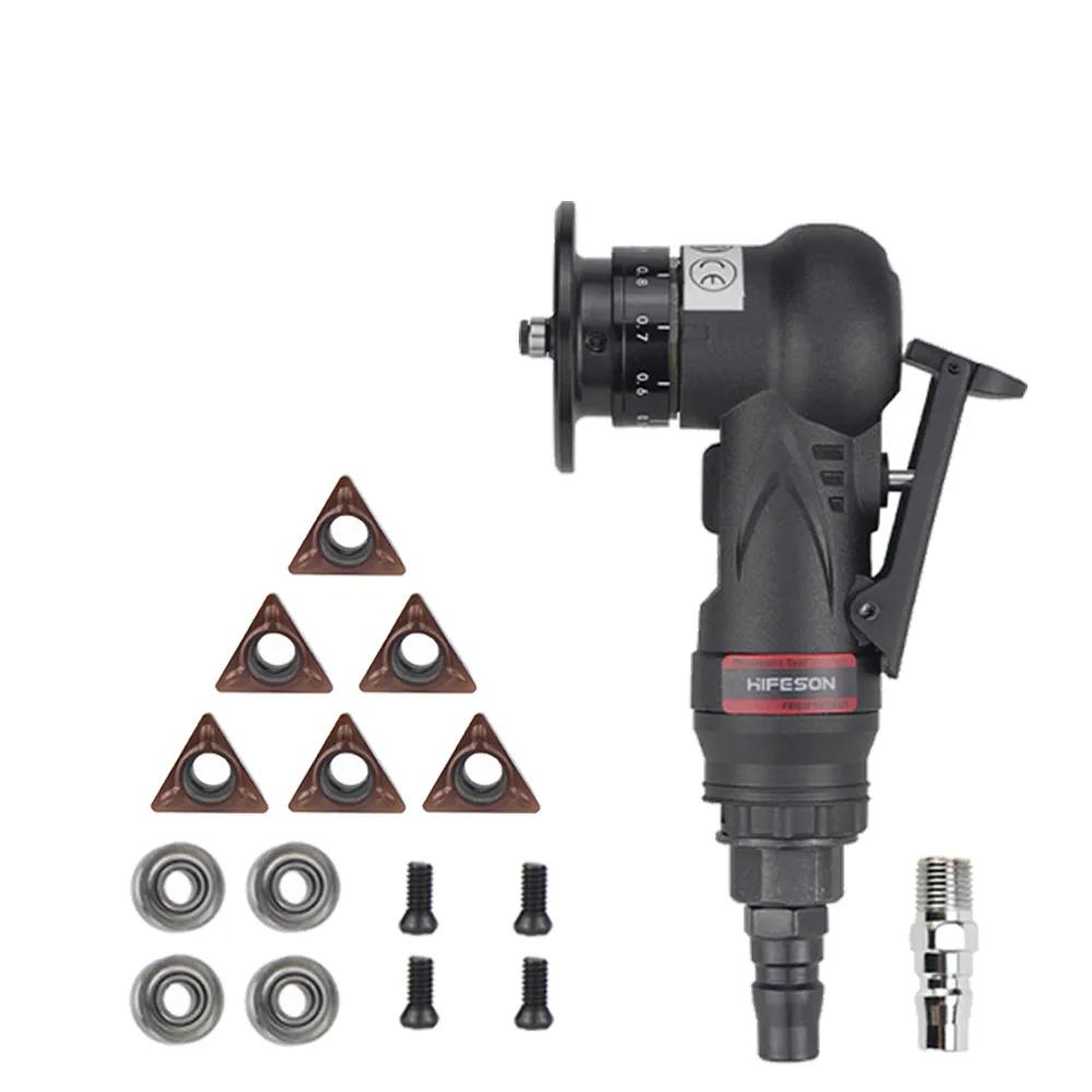 Mini Pneumatic Chamfering Machine Portable Metal Trimming Machine 45 Degree Deburring Blades and Bearings Angle Cutting