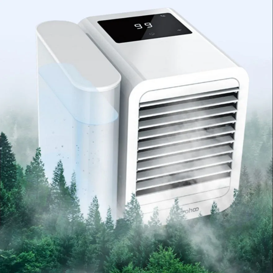 Mini Portable Air Conditioner Fan Cooler 1000ML Aromatherapy Essential Oil Diffuser Fast Cooling Humidifier Household