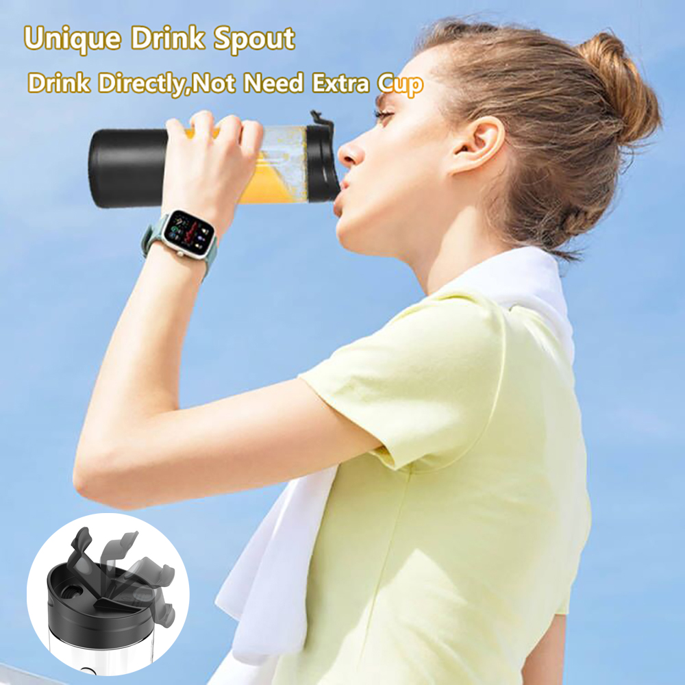 Mini Portable Blender Electric Fruit Juicer Smoothie Orange Fresh Juice Blender Multifunction Rechargeable Portable