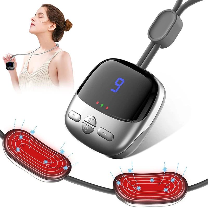 Mini Portable Hanging Neck Massager With Heat Electric EMS TENS Pulse Hot Compress Smart Cervical Spine Massager Mini Portable Hanging Neck Massager With Heat Electric EMS TENS Pulse Hot Compress Smart Cervical Spine Massager