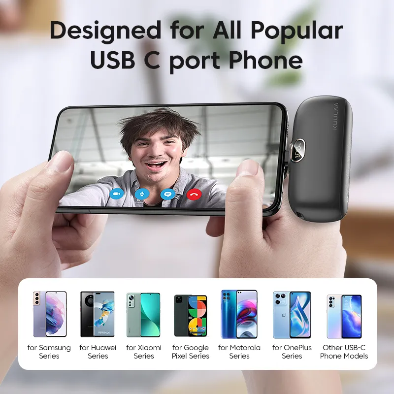 Mini Power Bank 5000mAh PowerBank QC PD Fast Charging Externe Portable Charger For iPhone or for Type C and Android Mini Power Bank 5000mAh PowerBank QC PD Fast Charging Externe Portable Charger For iPhone or for Type C and Android