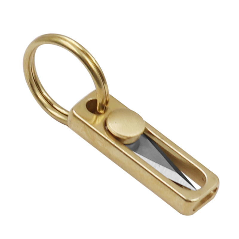 Mini Push Knife Pocket Push Pull Knife Portable EDC Key Chain Pendant Sharp Self Defense Unpacking Knife Mini Push Knife Pocket Push Pull Knife Portable EDC Key Chain Pendant Sharp Self Defense Unpacking Knife