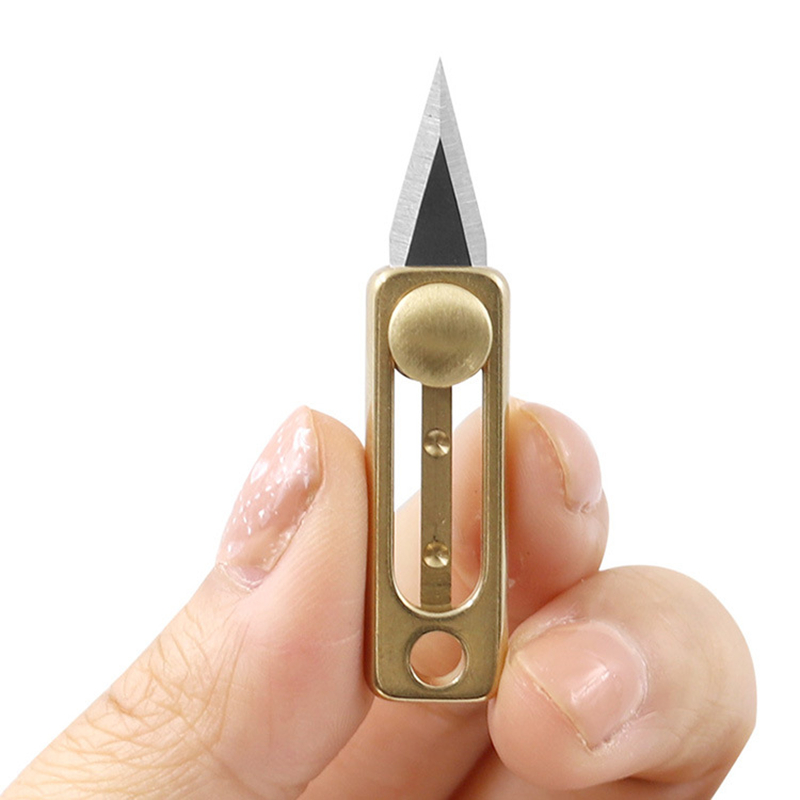 Mini Push Knife Pocket Push Pull Knife Portable EDC Key Chain Pendant Sharp Self Defense Unpacking Knife Mini Push Knife Pocket Push Pull Knife Portable EDC Key Chain Pendant Sharp Self Defense Unpacking Knife