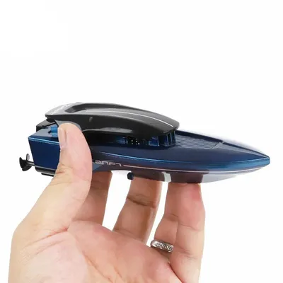 Mini RC Boats High Speed Electronic Remote Control Racing Ship with Led Light Children Competition Water Toys for Kids