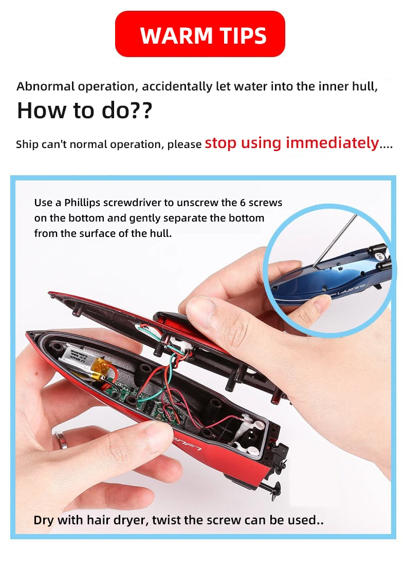 Mini RC Boats High Speed Electronic Remote Control Racing Ship with Led Light Children Competition Water Toys for Kids