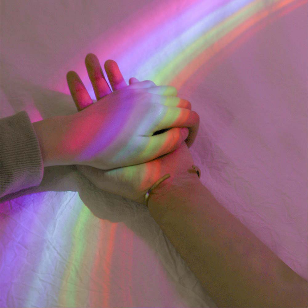Mini Rechargeable Rainbow Projector Light