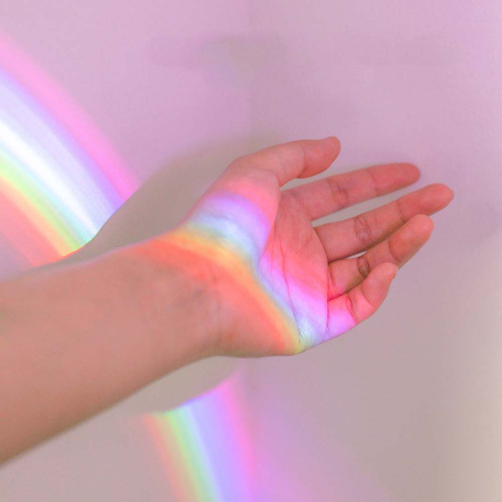 Mini Rechargeable Rainbow Projector Light