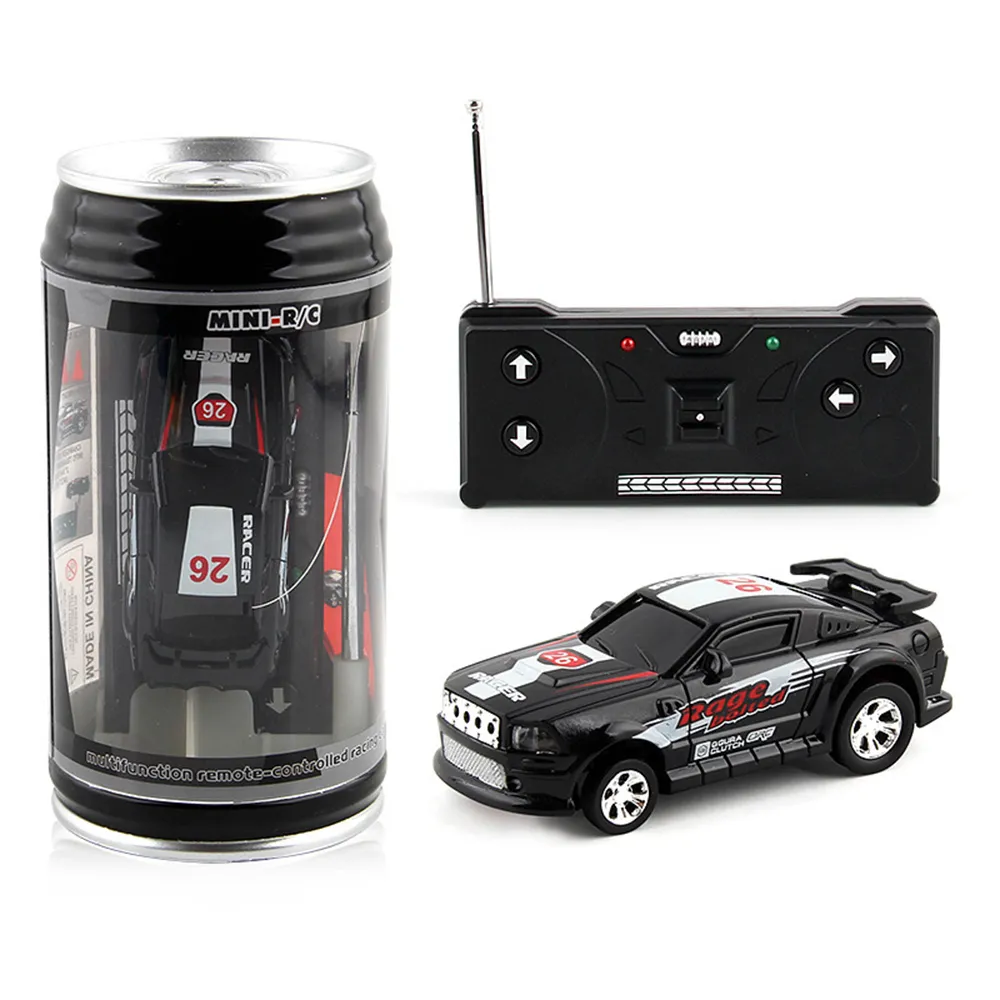 Mini Remote Control Car 6 Colors Battery Operated Light Micro Racing Car Toy