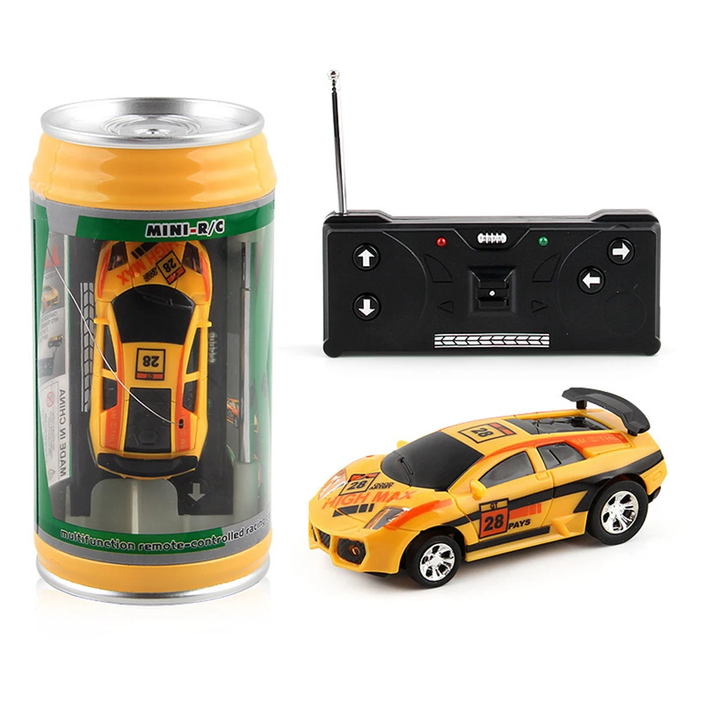 Mini Remote Control Car 6 Colors Battery Operated Light Micro Racing Car Toy