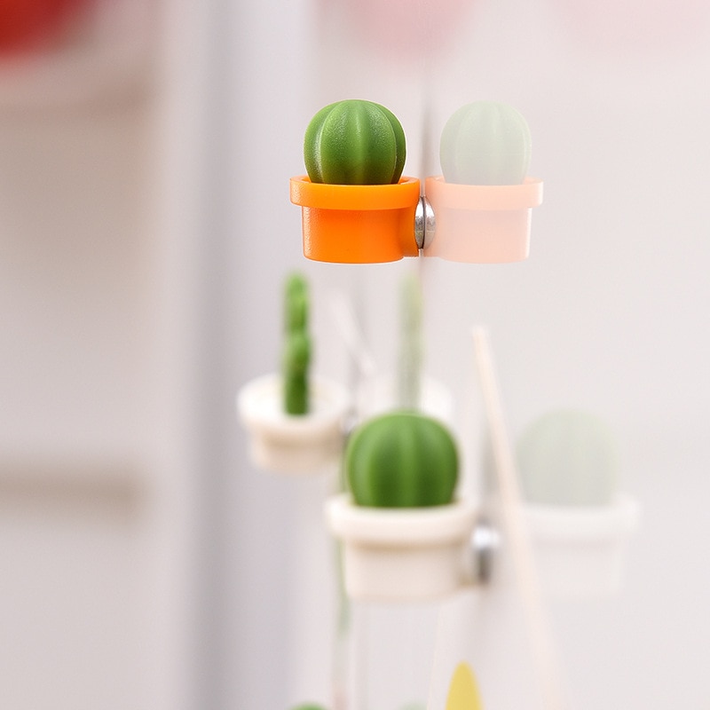 Mini Resin Cactus Magnets (6pcs)