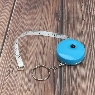 Mini Retractable Tape Measure Keychain