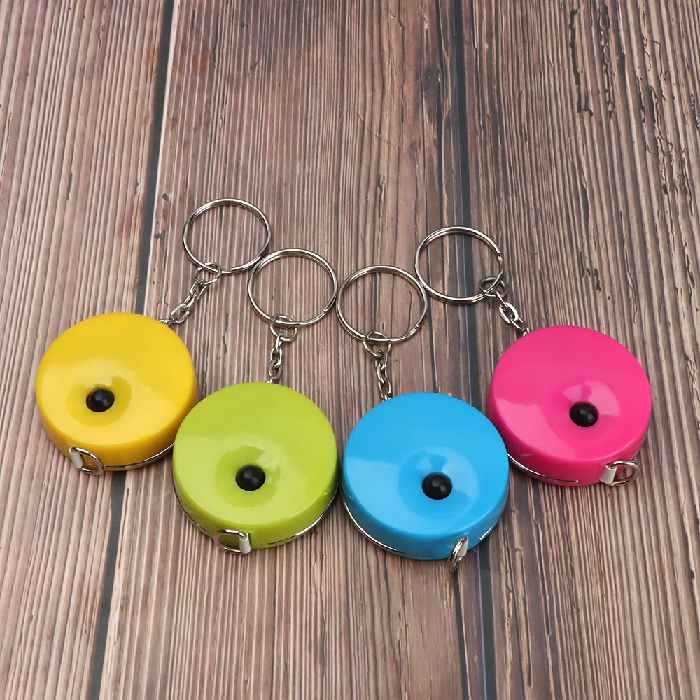 Mini Retractable Tape Measure Keychain