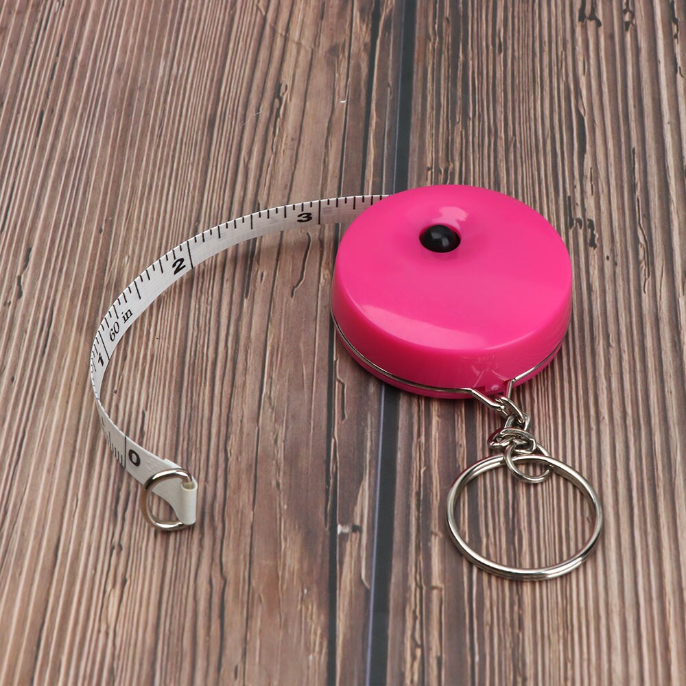 Mini Retractable Tape Measure Keychain