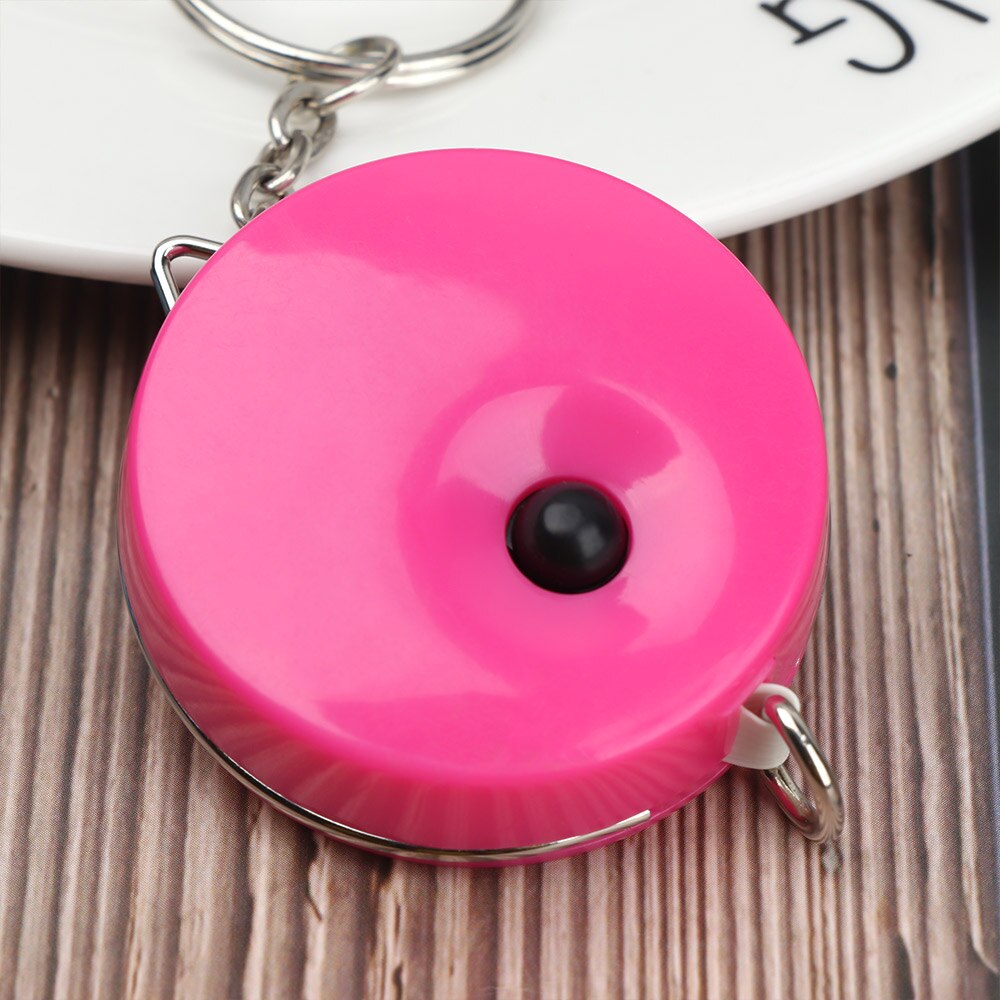 Mini Retractable Tape Measure Keychain