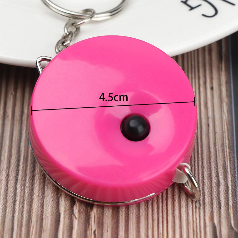 Mini Retractable Tape Measure Keychain