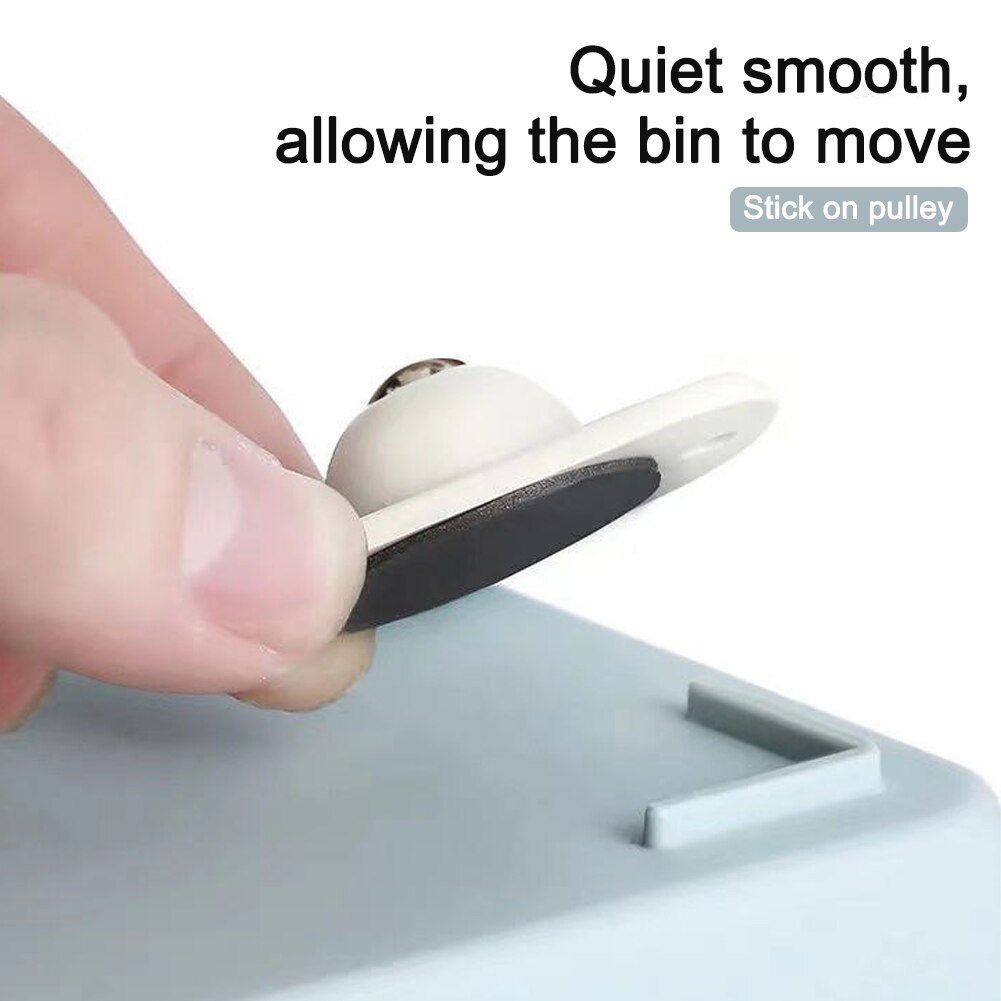 Mini Self Adhesive Rotating Cabinet Wheels (20 pcs)