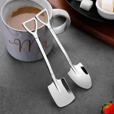 Mini Shovel Spoon for Desserts (4 pcs) Mini Shovel Spoon for Desserts (4 pcs)