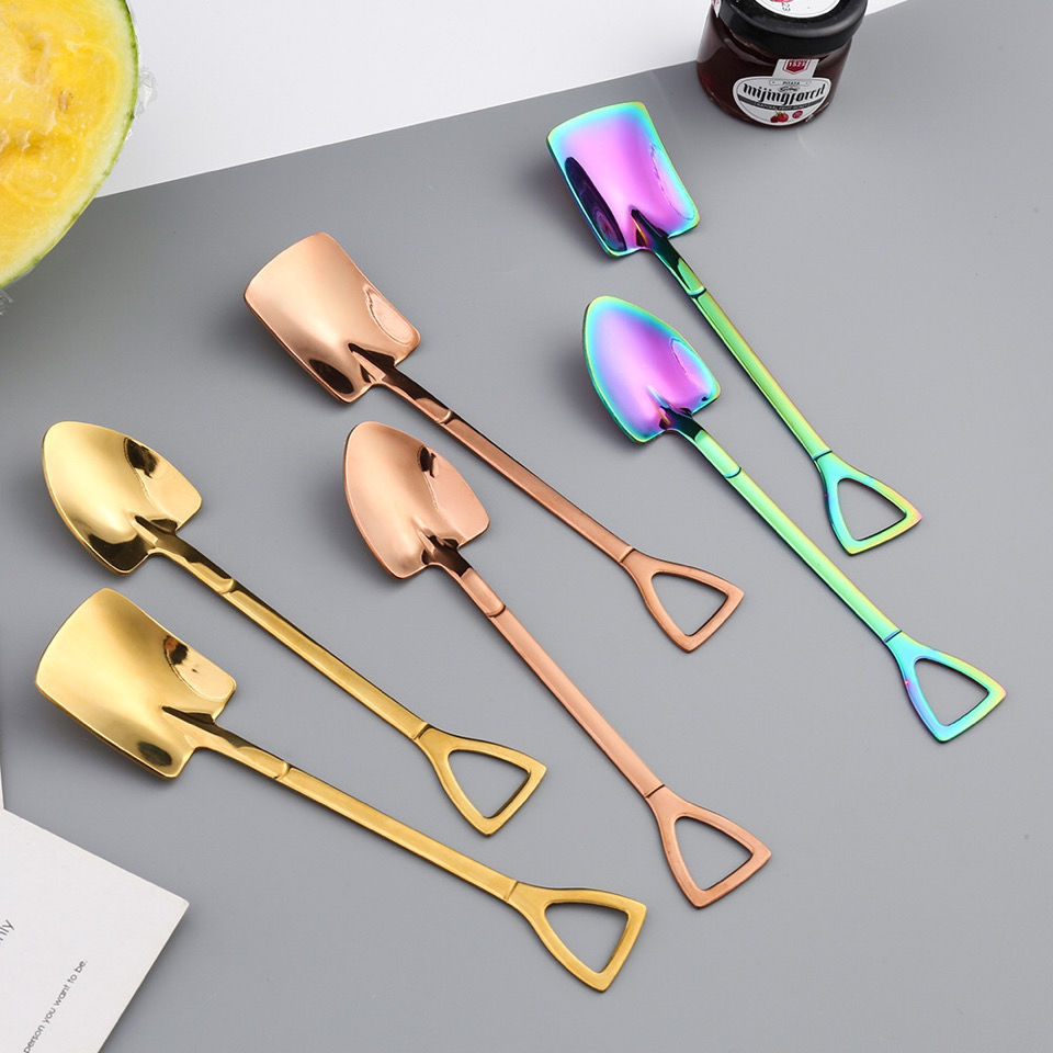Mini Shovel Spoon for Desserts (4 pcs) Mini Shovel Spoon for Desserts (4 pcs)