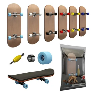 Mini Skateboard Toy Wooden Finger Skate