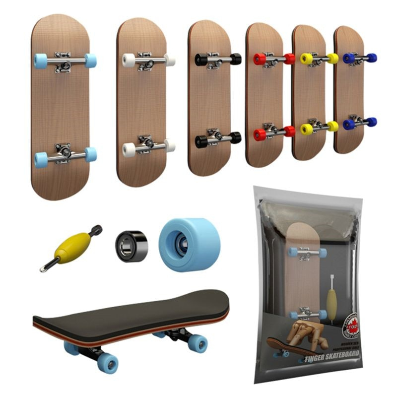 Mini Skateboard Toy Wooden Finger Skate