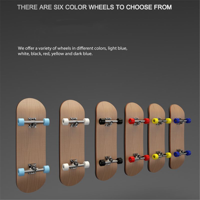 Mini Skateboard Toy Wooden Finger Skate