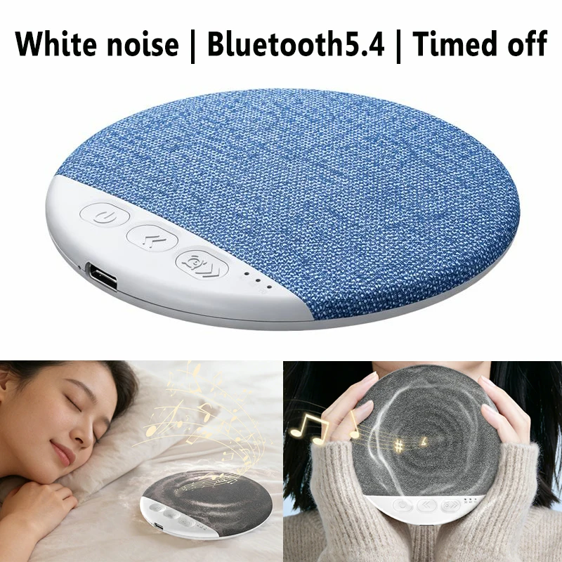 Mini Sleeping Bluetooth Speaker Nature Sound White Noise Soundbar Wireless MP3 Music Player Ultra Thin Timed Shutdown