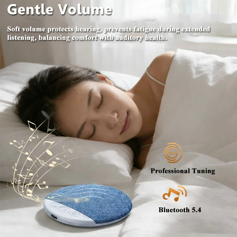 Mini Sleeping Bluetooth Speaker Nature Sound White Noise Soundbar Wireless MP3 Music Player Ultra Thin Timed Shutdown