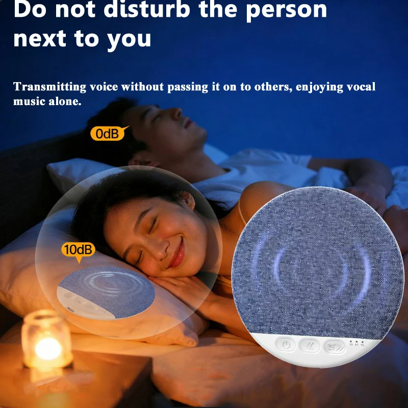 Mini Sleeping Bluetooth Speaker Nature Sound White Noise Soundbar Wireless MP3 Music Player Ultra Thin Timed Shutdown