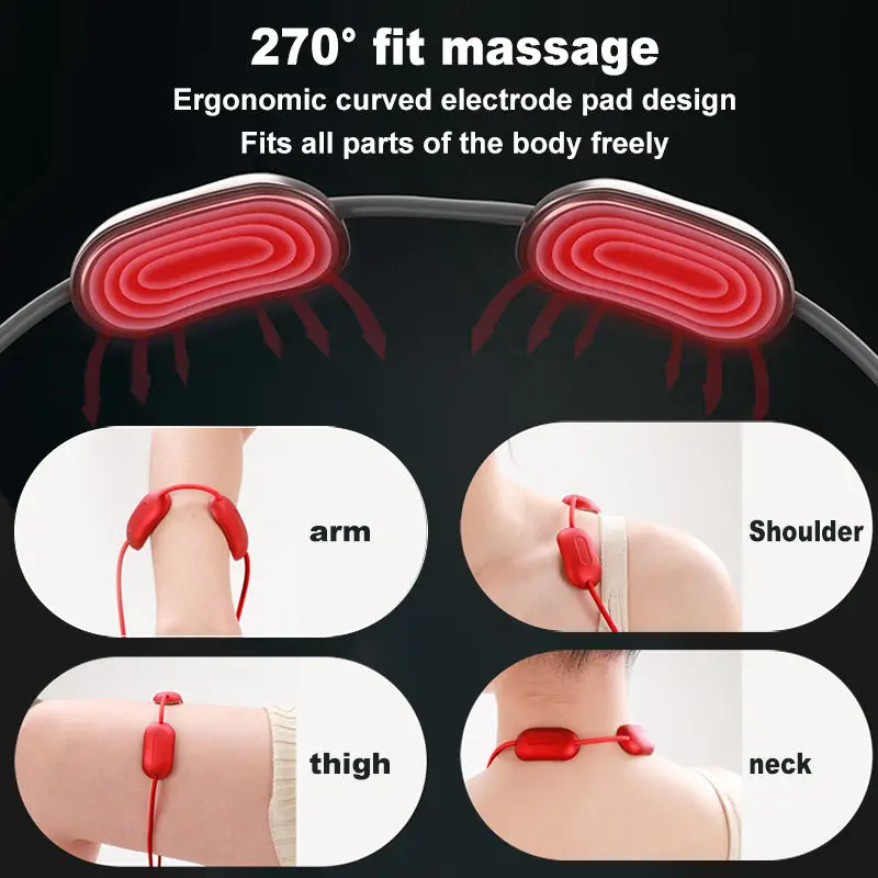 Mini Smart Hanging Neck Shoulder Cervical Spine Massager Mini Portable Hot Compress Neck Artifact Dredging Neck