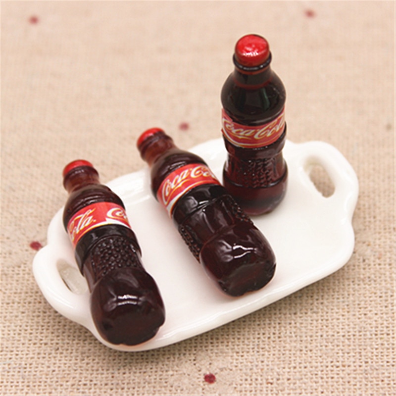 Mini Soda Bottles Miniature Decor (10pcs) Mini Soda Bottles Miniature Decor (10pcs)