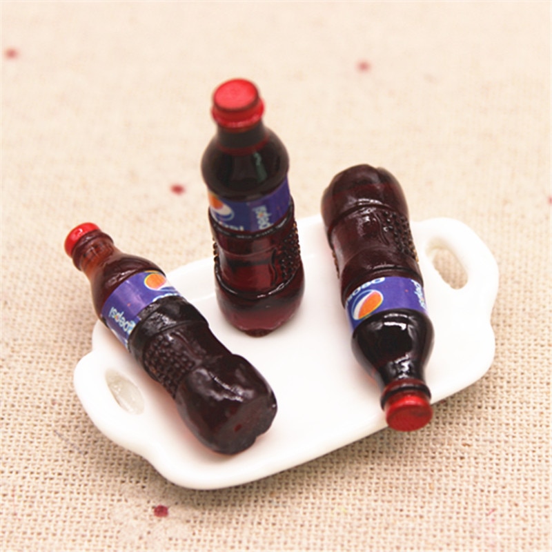 Mini Soda Bottles Miniature Decor (10pcs) Mini Soda Bottles Miniature Decor (10pcs)
