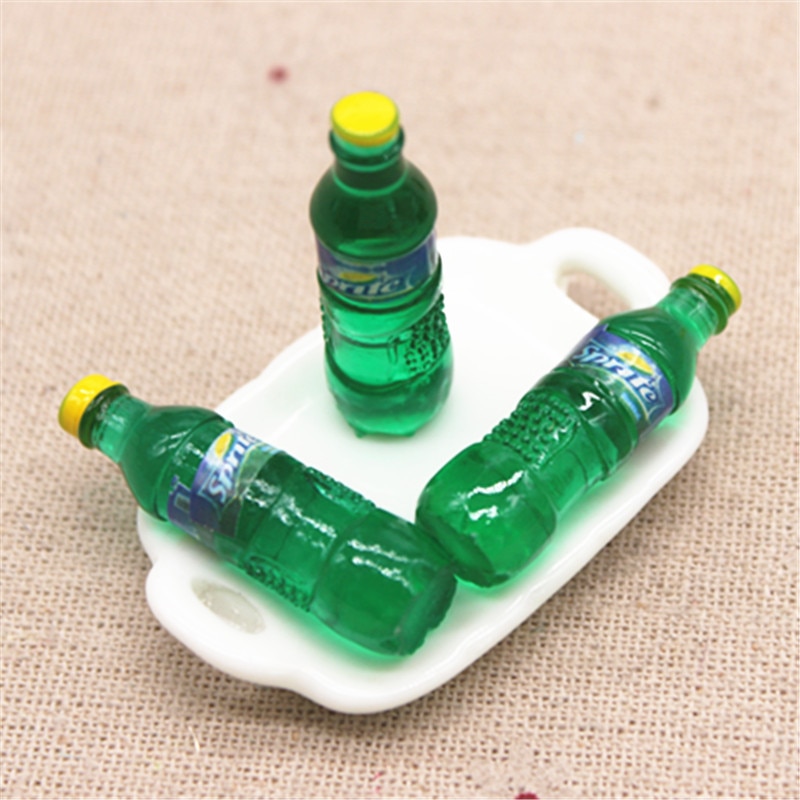 Mini Soda Bottles Miniature Decor (10pcs) Mini Soda Bottles Miniature Decor (10pcs)