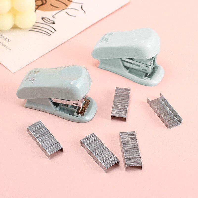 Mini Stapler Cute Office Stationery (with 6,400 Staple Wires)