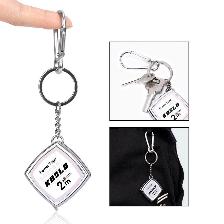 Mini Tape Measure Keychain