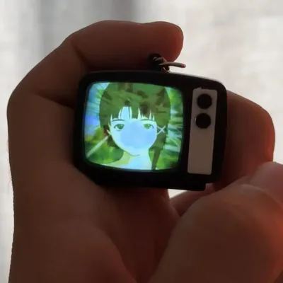 Mini TV Keychain Ring Accessory Bag Pendant Keychain Anime jewelry Cosplay fan gift