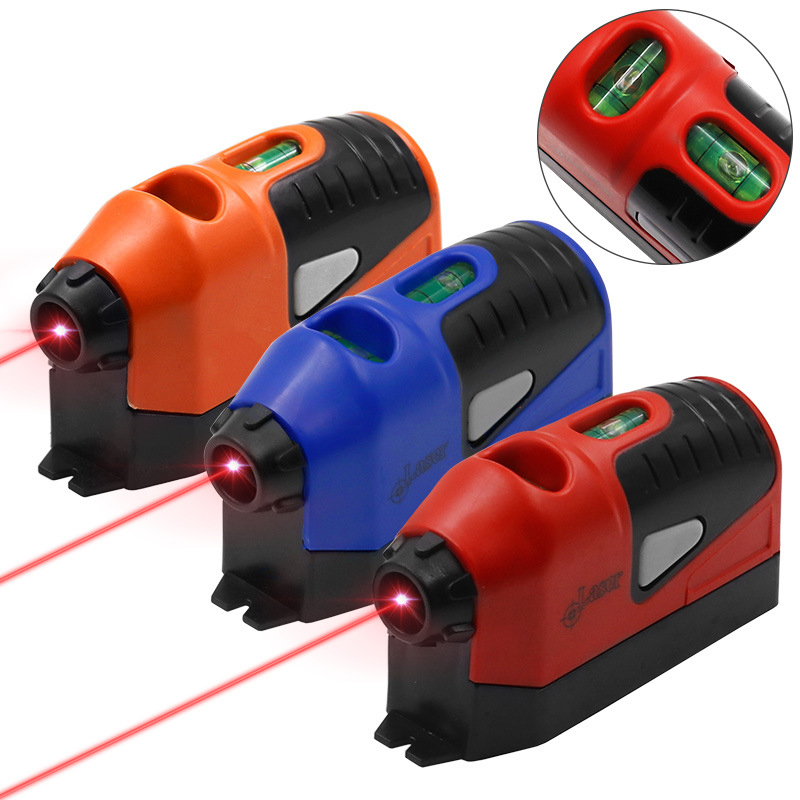 Mini Vertical Spirit Level Tool Laser Level Laser Guided Level Line Measurement Gauge Tool