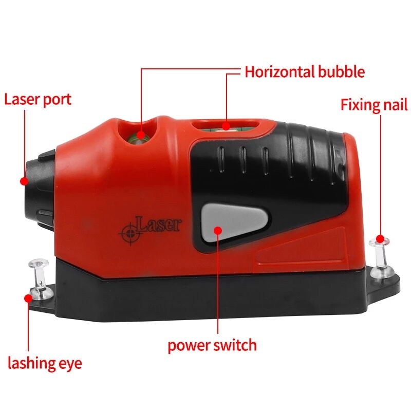 Mini Vertical Spirit Level Tool Laser Level Laser Guided Level Line Measurement Gauge Tool Mini Vertical Spirit Level Tool Laser Level Laser Guided Level Line Measurement Gauge Tool