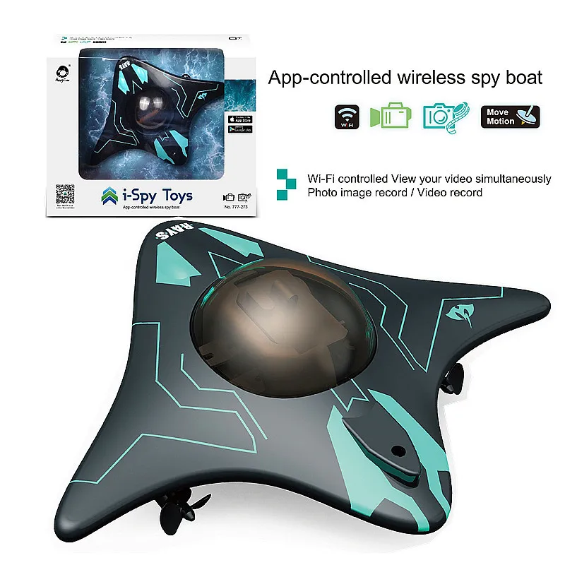 Mini WIFI RC Boat Six-way Submarine Diving Real-time Transmission Underwater Camera Speedboat Photo Video Toys Back to Mini WIFI RC Boat Six-way Submarine Diving Real-time Transmission Underwater Camera Speedboat Photo Video Toys Back to