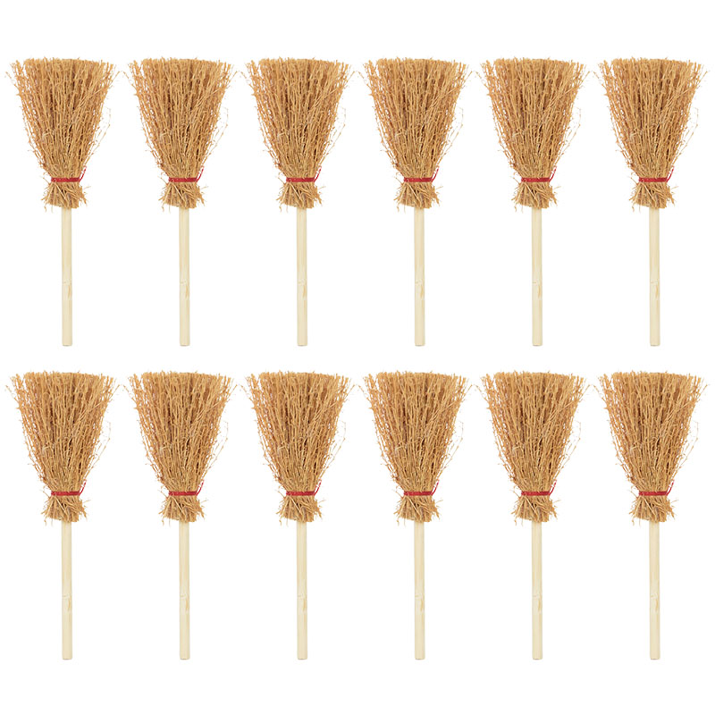 Mini Witch Broom Halloween Ornaments (20 pcs) Mini Witch Broom Halloween Ornaments (20 pcs)
