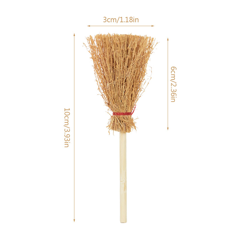 Mini Witch Broom Halloween Ornaments (20 pcs) Mini Witch Broom Halloween Ornaments (20 pcs)