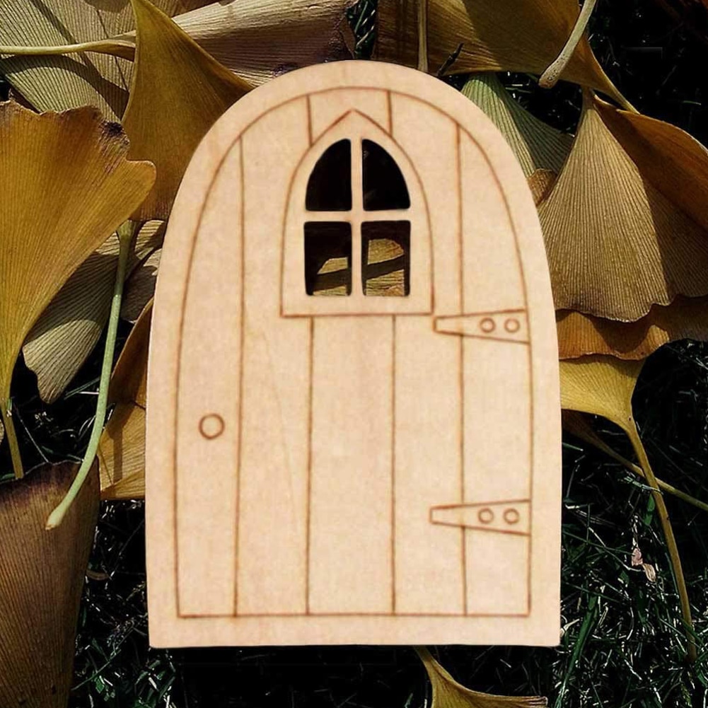 Mini Wooden Fairy Doors (10pcs)