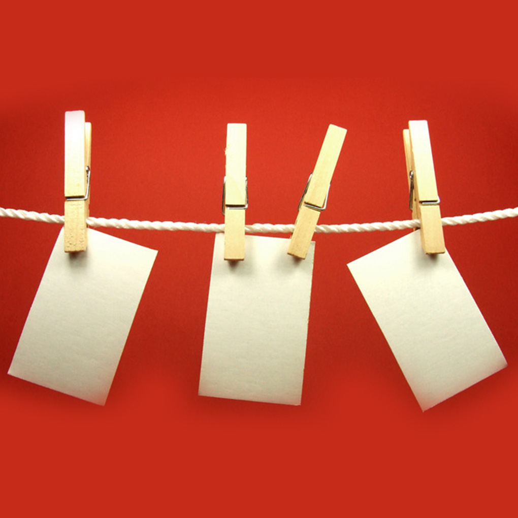 Mini Wooden Photo Clips (100pcs)