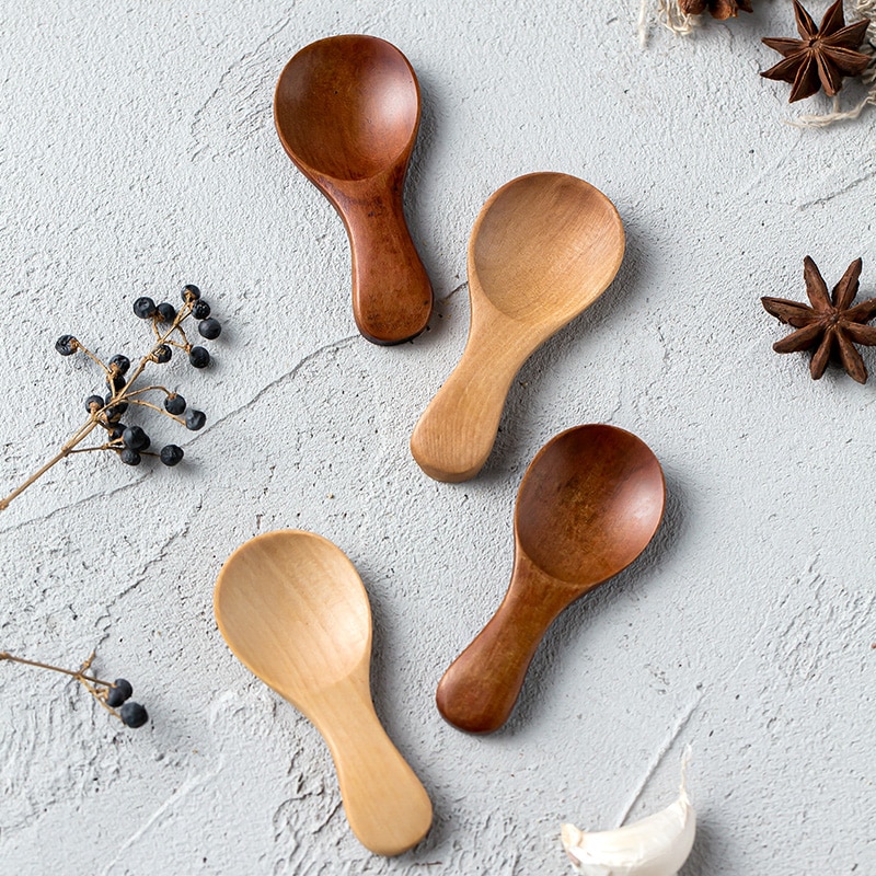 Mini Wooden Spoons Set (4pcs)