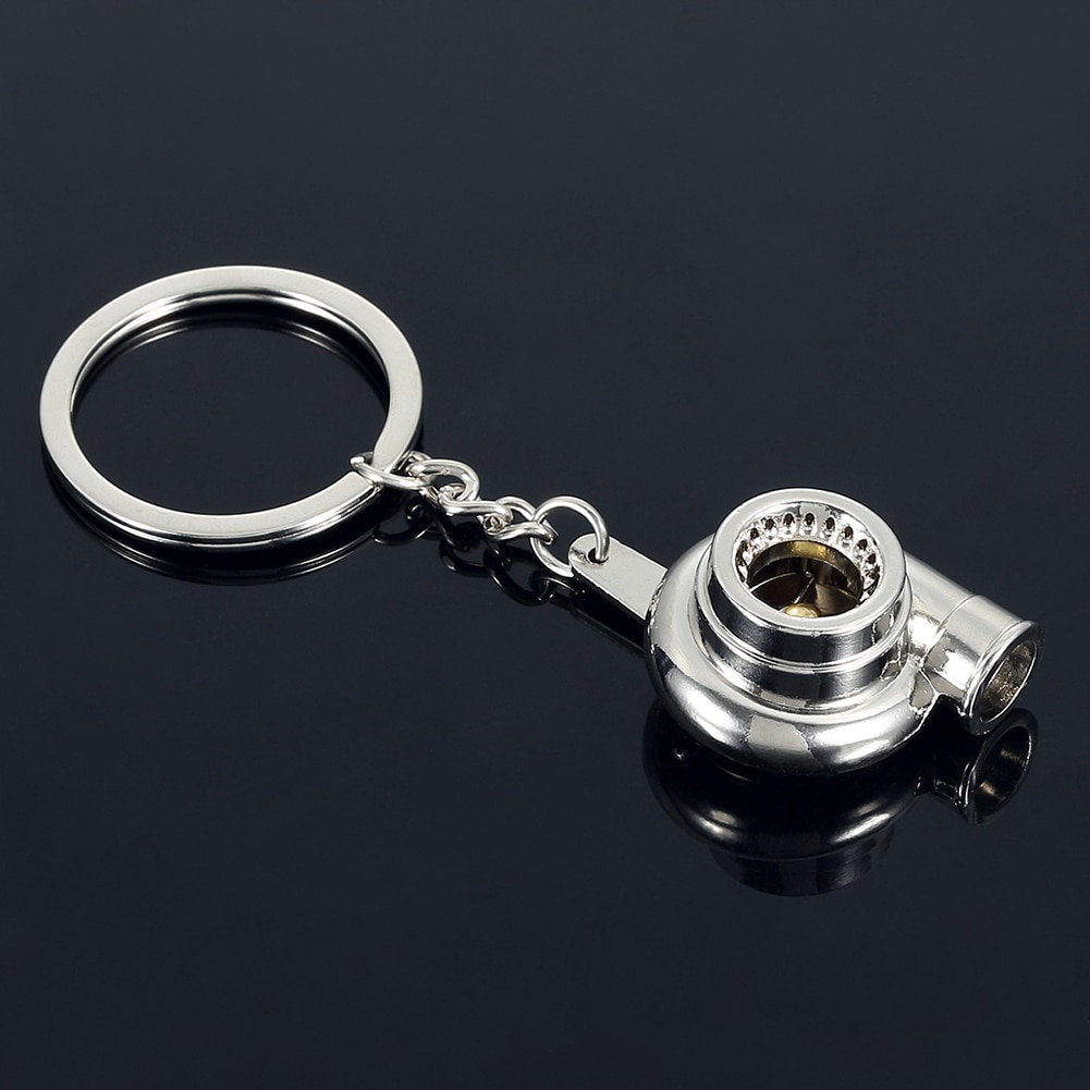 Mini Zinc Alloy Turbo Keychain